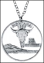 Montana Cut-Out Coin Necklace MAIN