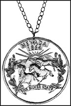 Nevada Cut-Out Coin Necklace MAIN