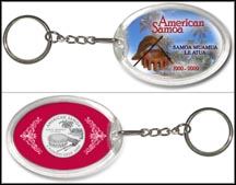 American Samoa - Beach Keychain MAIN