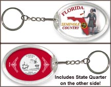 Florida - Seminole Country Keychain MAIN