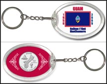 Guam Flag Keychain MAIN