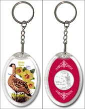 Hawaii State Bird & Flower Keychain MAIN