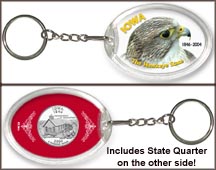 Iowa - Hawkeye State Keychain MAIN