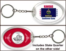 Kansas - State Flag Keychain MAIN
