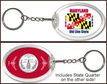 Maryland - State Flag Keychain MAIN
