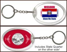 Missouri - State Flag Keychain MAIN