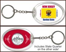 New Jersey - State Flag Keychain MAIN
