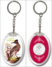 New Mexico State Bird & Flower Keychain MAIN