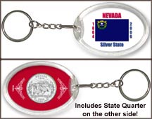 Nevada - State Flag Keychain MAIN