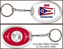 Ohio - State Flag Keychain MAIN