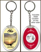 Ohio - State Motto Keychain MAIN