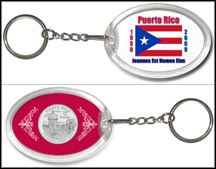 Puerto Rico Flag Keychain MAIN