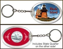 Rhode Island - Lighthouse Keychain MAIN