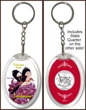 Tennessee - State Bird & Flower Keychain MAIN