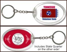Tennessee - State Flag Keychain MAIN