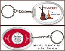 Tennessee - Mountain Music Keychain MAIN