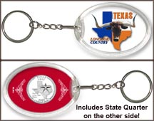 Texas - Longhorn Country Keychain MAIN