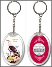 Utah - State Bird & Flower Keychain MAIN
