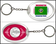 Washington - State Flag Keychain MAIN