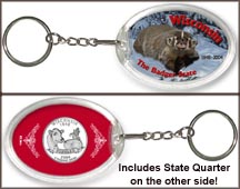 Wisconsin - Badger State Keychain MAIN