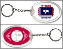 Wyoming - State Flag Keychain MAIN
