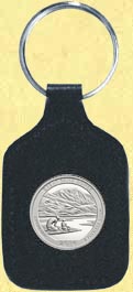 Great Sand Dunes National Park Quarter Leather Keyring MAIN