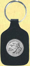 Tuskegee Airmen National Historic Site Quarter Leather Keyring MAIN