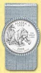 Alaska Quarter Money Clip MAIN