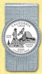 California Quarter Money Clip MAIN