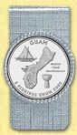 Guam Quarter Money Clip MAIN