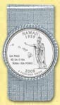 Hawaii Quarter Money Clip MAIN