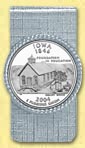 Iowa Quarter Money Clip MAIN