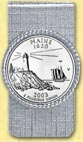 Maine Quarter Money Clip MAIN