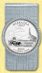 Nebraska Quarter Money Clip MAIN