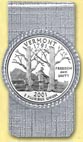 Vermont Quarter Money Clip MAIN