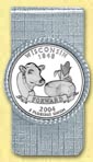 Wisconsin Quarter Money Clip MAIN