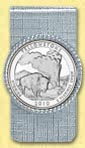 Yellowstone National Park Quarter Money Clip MAIN