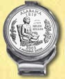 Alabama Quarter Deluxe Money Clip MAIN