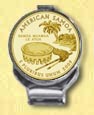 American Samoa Quarter Deluxe Money Clip - with Gold Plated Territorial Quarter MAIN