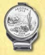 Arizona Quarter Deluxe Money Clip MAIN