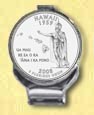 Hawaii Quarter Deluxe Money Clip MAIN