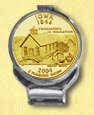 Iowa Quarter Deluxe Money Clip - with Gold Plated State Quarter MAIN