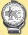 Massachusetts Quarter Deluxe Money Clip MAIN