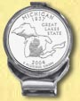 Michigan Quarter Deluxe Money Clip MAIN