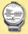 Minnesota Quarter Deluxe Money Clip MAIN