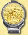 Mississippi Quarter Deluxe Money Clip - with Gold Plated State Quarter MAIN