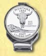 Montana Quarter Deluxe Money Clip MAIN