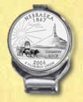Nebraska Quarter Deluxe Money Clip MAIN