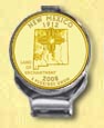 New Mexico Quarter Deluxe Money Clip - with Gold Plated State Quarter MAIN