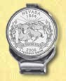 Nevada Quarter Deluxe Money Clip MAIN